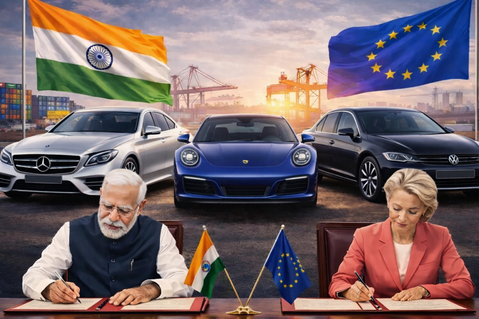 How Much Will Mercedes, BMW, Ferrari, Porsche & Volkswagen Cars Cost After the India-EU FTA?